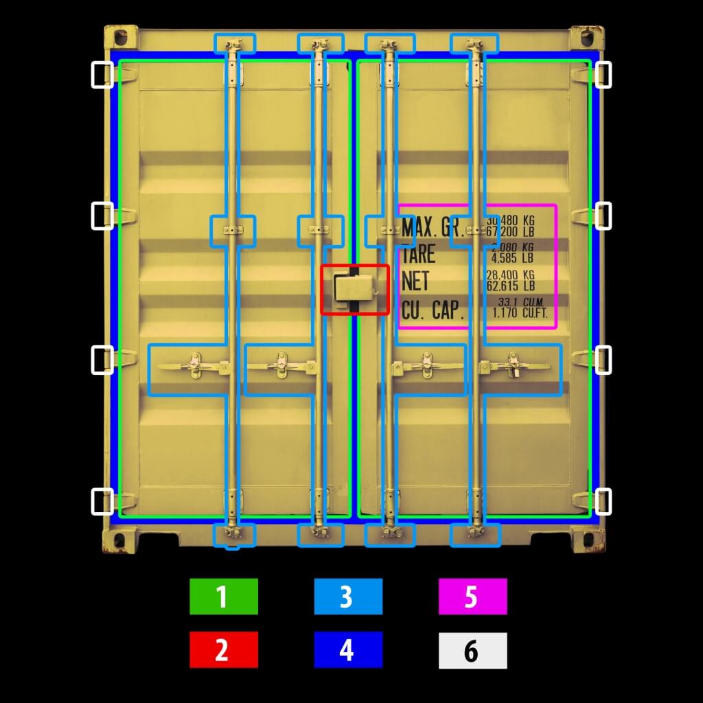 Shipping Container Door Wear and Tear - Trucker Tool for Shipping