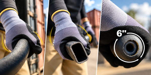 Gloved hands gripping OPNBar ergonomic handle shapes