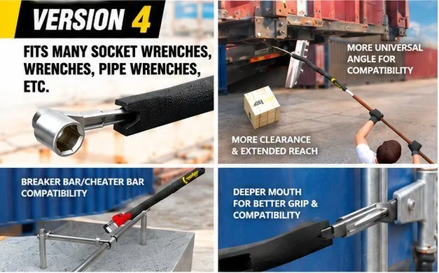 OPNBar Version 4 breaker bar and cheater bar uses with deeper mouth